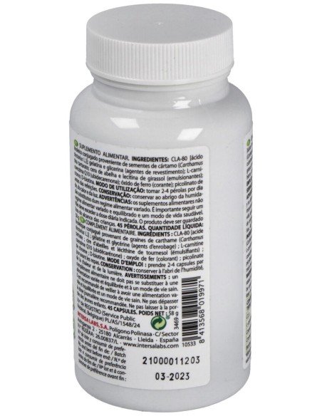 Intersa Bisiluet Cla + Q10 + L Carnitina 45Caps