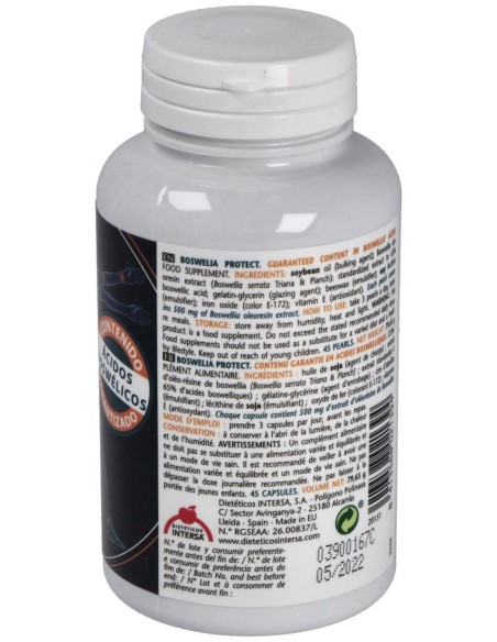 Intersa Boswelia Protect 500Mg 45 Perlas
