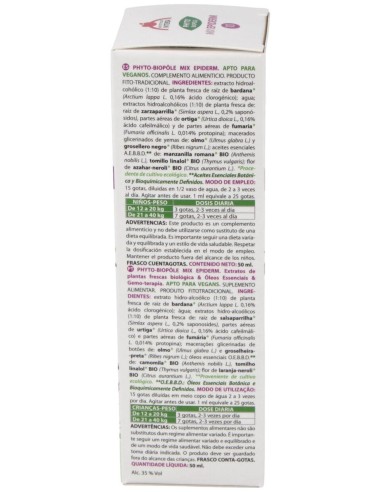 Intersa Phytobiopole Mix Nº 10 Epiderm Bio 50Ml