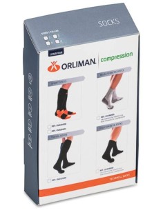 Orliman Calcetín Pie Diabético Negro Ov04B000 Talla 36-38,5, 1 Unidad