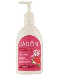 Satin Soap Jabon De Manos Agua De Rosas 473Ml.