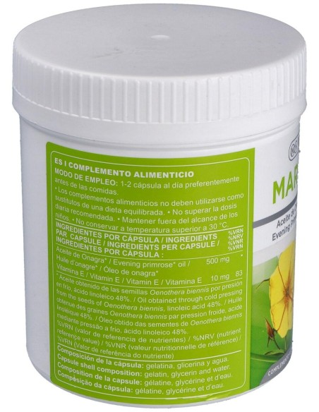 Marnys Mar-Vitoil Aceite De Onagra 500Mg 500Caps
