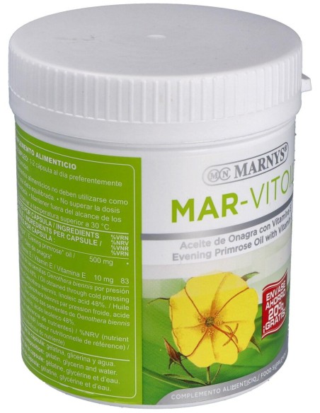 Marnys Mar-Vitoil Aceite De Onagra 500Mg 500Caps