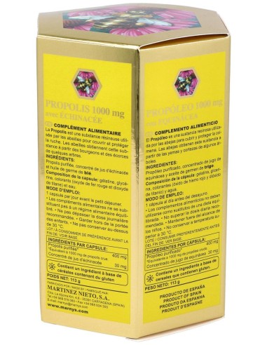 Marnys Propóleo 1000Mg Con Equinácea 90Caps