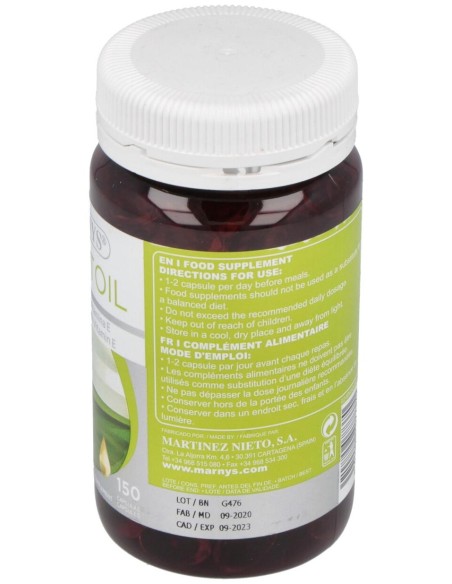 Aceite De Onagra (Mar-Vitoil) 500Mg. 150Perlas