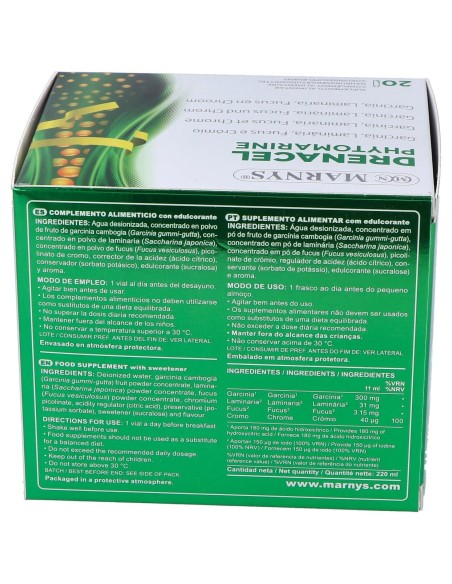 Marnys Drenacel Phytomarine 11X20 Viales