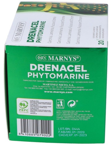 Marnys Drenacel Phytomarine 11X20 Viales