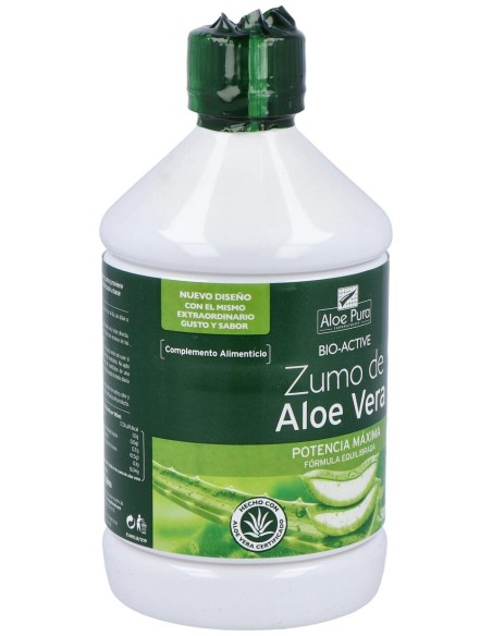 Aloe Pura Jugo Aloe Vera Fuerza Máxima 500Ml