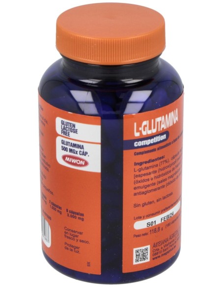 Mega Plus Glutamina Megaplus 180Comp