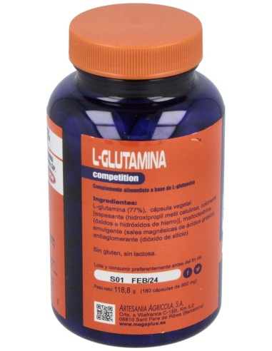 Mega Plus Glutamina Megaplus 180Comp