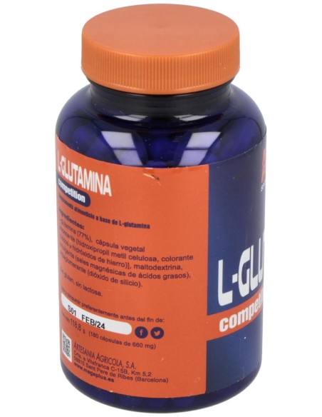 Mega Plus Glutamina Megaplus 180Comp