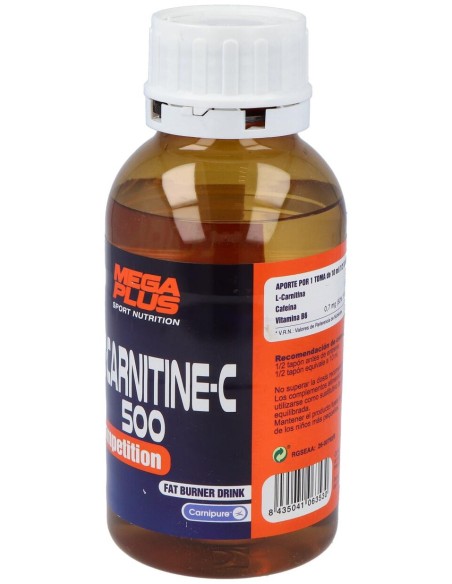 Mega Plus L Carnitina Cafeína 500Ml