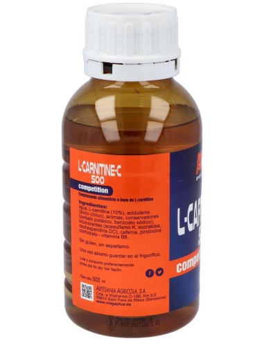 Mega Plus L Carnitina Cafeína 500Ml