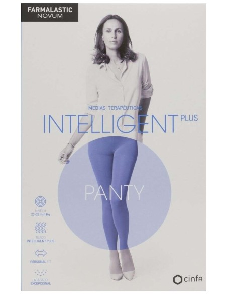 Farmalastic Novum Intelligent Plus Panty Compresión Normal Antracita Talla 2, 1 Ud