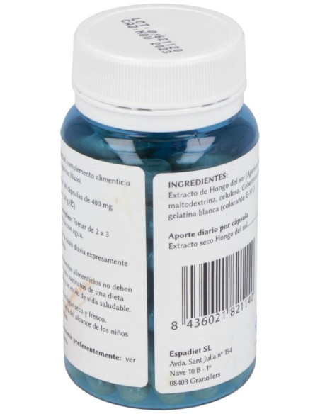 Espadiet Hongo Del Sol 100Mg 60Caps