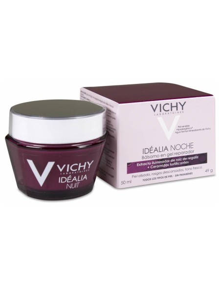 Vichy Idealia Skin Sleep Bálsamo Gel Regenerante Noche, 50 Ml