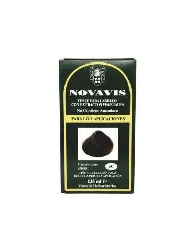 Tinte Novavis 5C Castaño Claro Ceniza 120Ml.