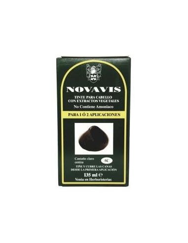 Tinte Novavis 5C Castaño Claro Ceniza 120Ml.
