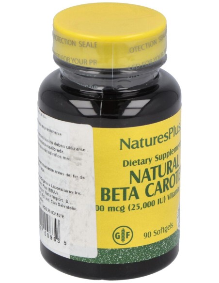 Nature'S Plus Beta Caroteno 90 Perlas
