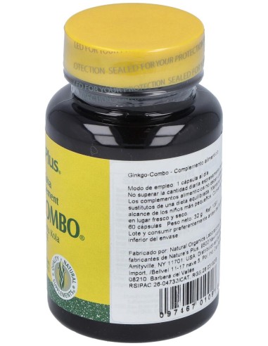 Nature'S Plus Ginkgo Combo 60 Caps