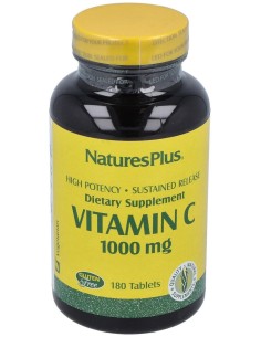 Vit. C 1000Mg.Con Escaramujo 180Comp.