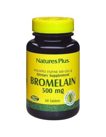 Nature'S Plus Bromelaina 500Mg 60 Comp