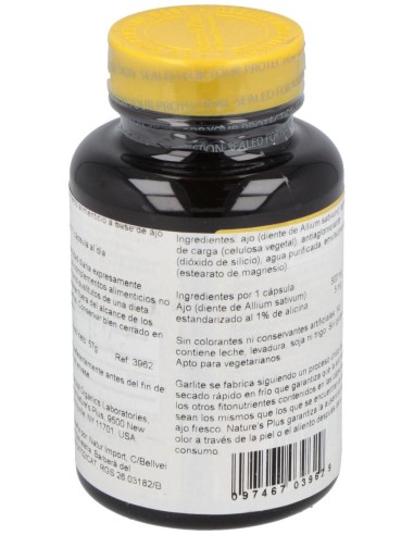 Nature'S Plus Garlite 90 Caps