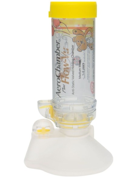 Aerochamber Plus Flow-Vu Cámara De Inhalación Infantil 1Ud