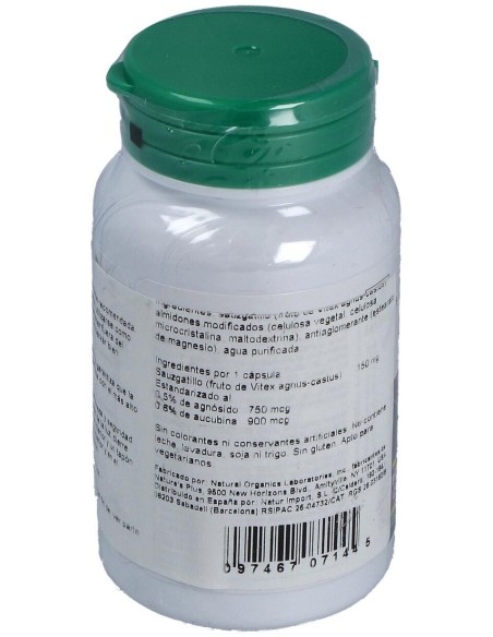 Natures Plus Sauzgatillo 150Mg 60Caps