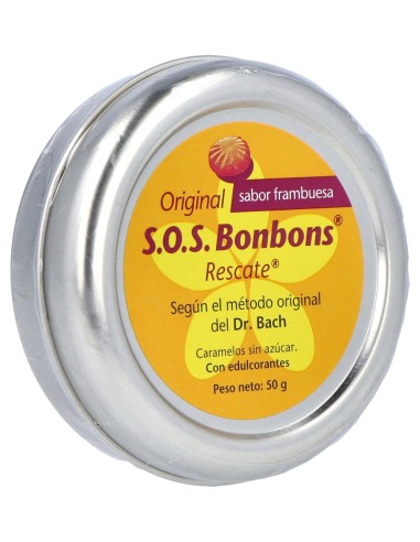 Sos Flores De Bach Bombons Caramelos Lata 50Gr.