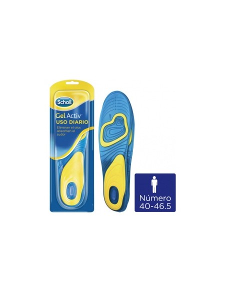 Scholl Plantillas Gelactiv De Uso Diario Para Hombre