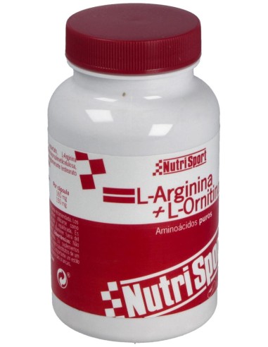 Nutrisport L-Arginina + L-Ornitina 100 Caps 500Mg