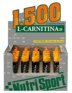 Nutrisport Carnitina 1500Mg Naranja 20Viales