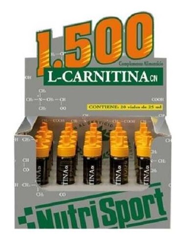 Nutrisport Carnitina 1500Mg Naranja 20Viales
