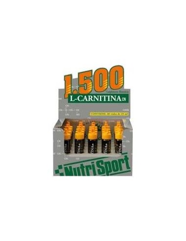 Nutrisport L-Carnitina 1500 Fresa 20 Viales