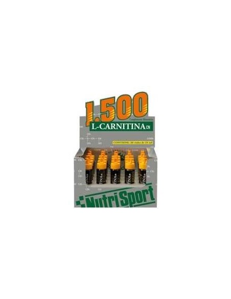 Nutrisport L-Carnitina 1500 Fresa 20 Viales