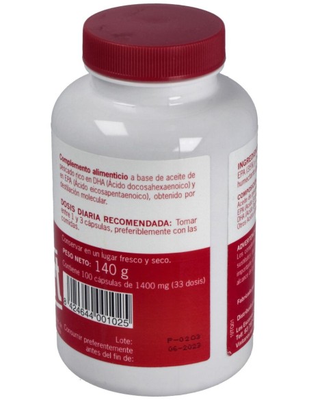 Omega 3 1400Mg. Epa Y Dha 100Cap.