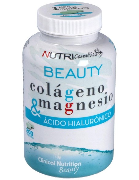 Clinical Nutrition Beauty Col Geno Y Magnesio Y Acido Hialur¢Nico 200 Comprimidos