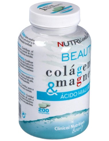 Clinical Nutrition Beauty Col Geno Y Magnesio Y Acido Hialur¢Nico 200 Comprimidos