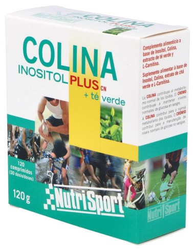 Nutrisport Colina Inositol Plus+ Té Verde 120Comp
