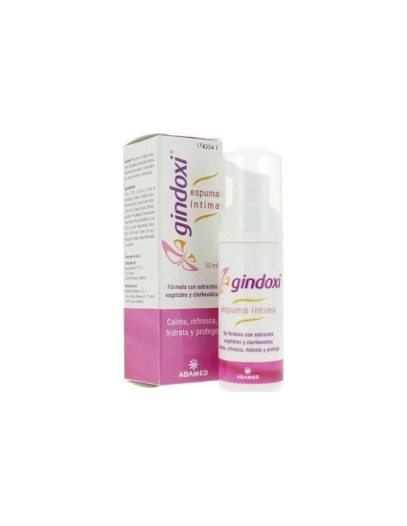 Gindoxi Espuma Higiene Intima 50Ml.