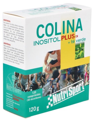 Nutrisport Colina Inositol Plus+ Té Verde 120Comp