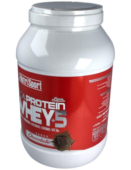 Nutrisport Mega Protein Whey +5 Chocolate 1_8Kg