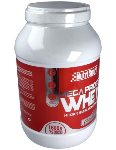 Nutrisport Mega Protein Whey +5 Chocolate 1_8Kg