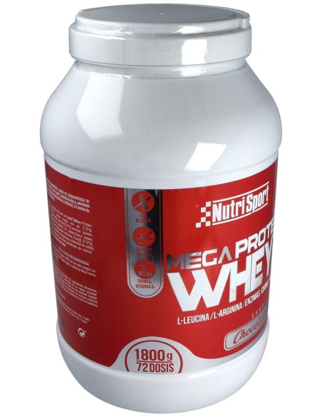 Nutrisport Mega Protein Whey +5 Chocolate 1_8Kg