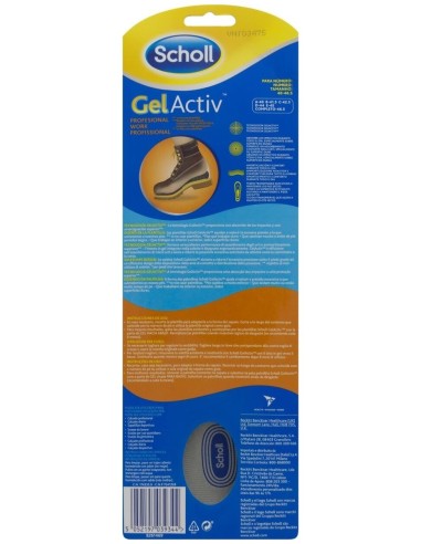 Scholl Gelactiv Profesional Hombre, 1 Par