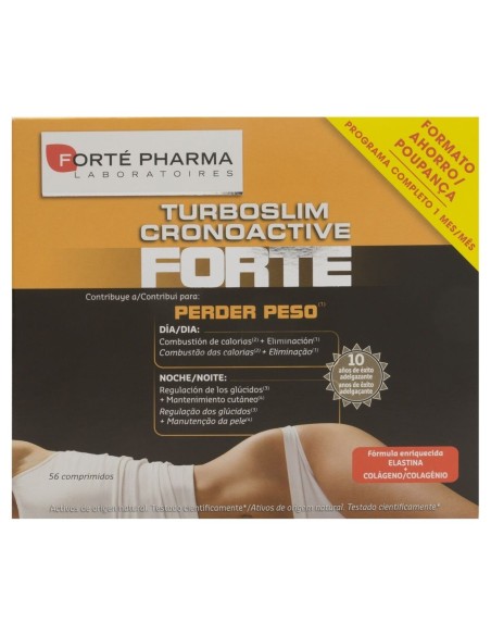 Forté Pharma Turboslim Cronoactive Forte, 56 Uds