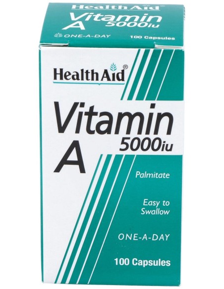 Vit A 5000Ui Con Vit D 400Ui 100Cap. Health Aid