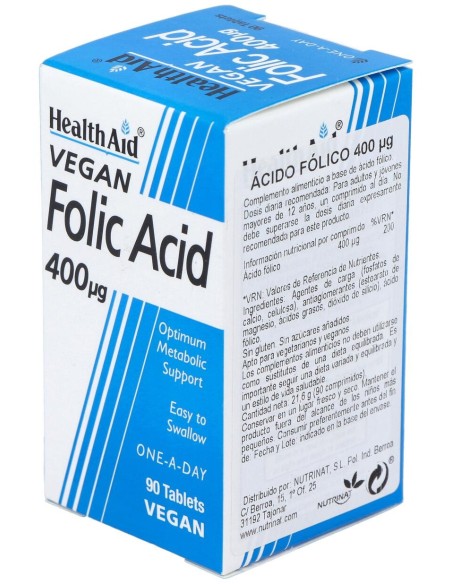 Acido Folico 90Comp. Health Aid