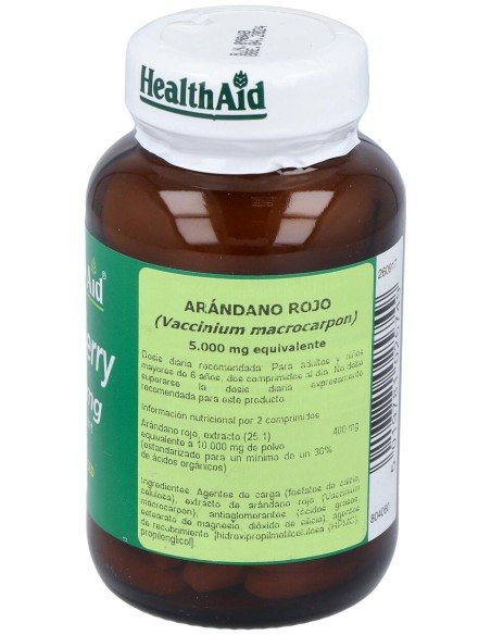 Arandano Rojo Baya Ext.Estand. 60Comp. Health Aid